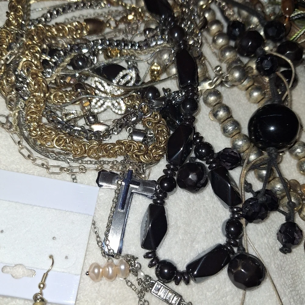 50 Bundle Mixed Fashion Jewelry Earrings Bracelets Necklaces Unlisted Boho Style